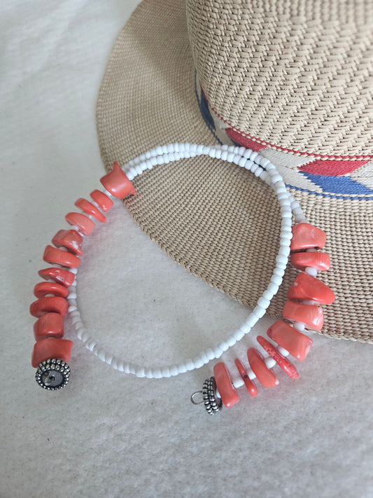 Red Coral Memory Choker
