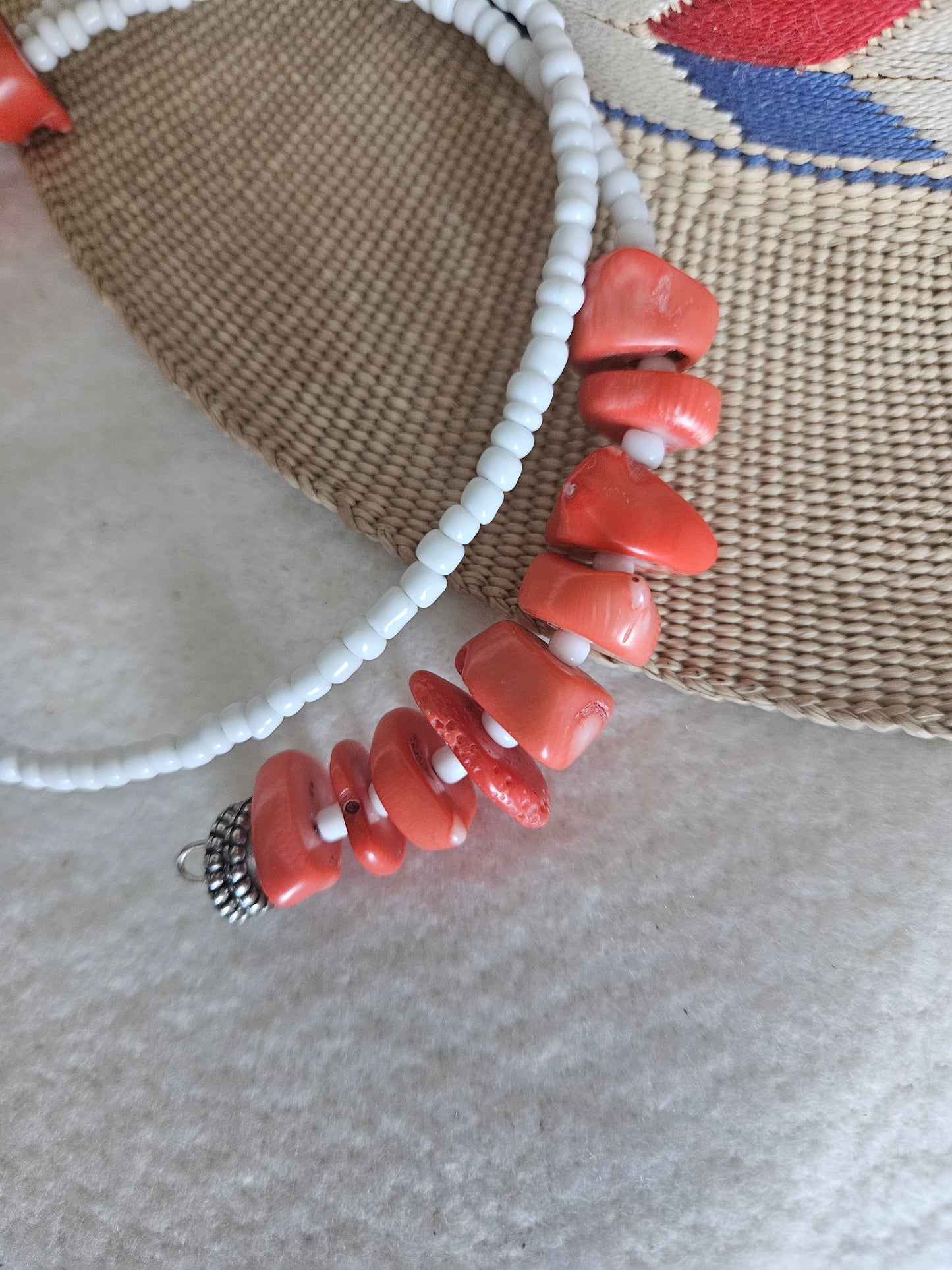 Red Coral Memory Choker